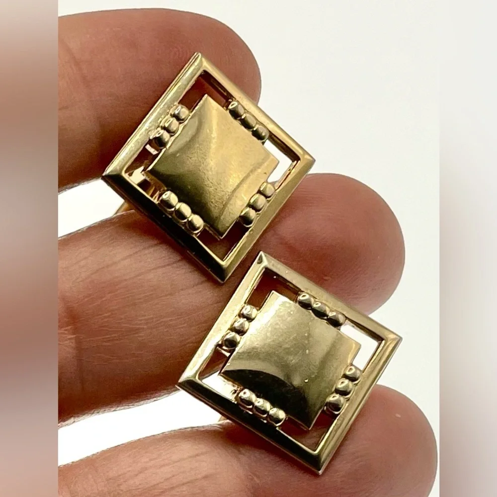 3 for $30 Vintage Gold Tone Openwork Classic Cufflinks